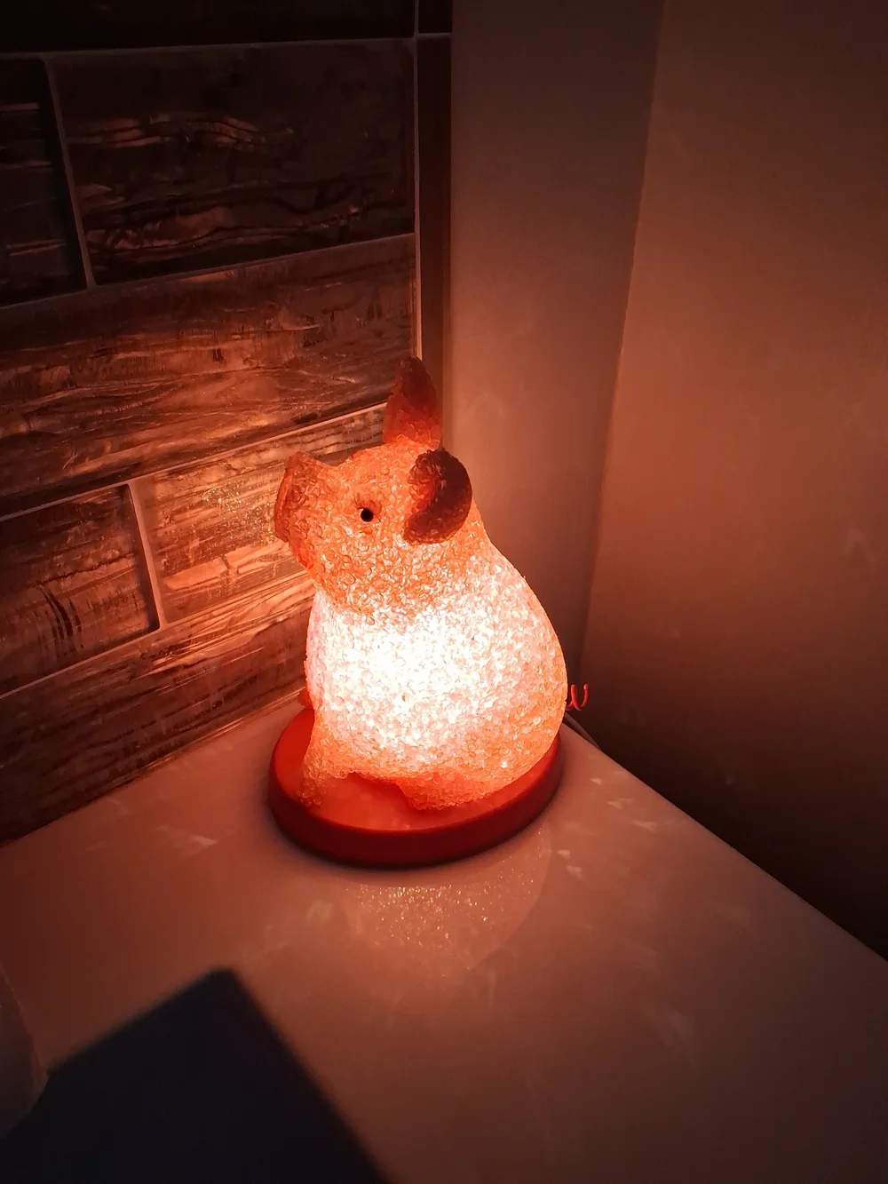 Pink Pig Home Accent Night Light - Decorative Pig Figurine